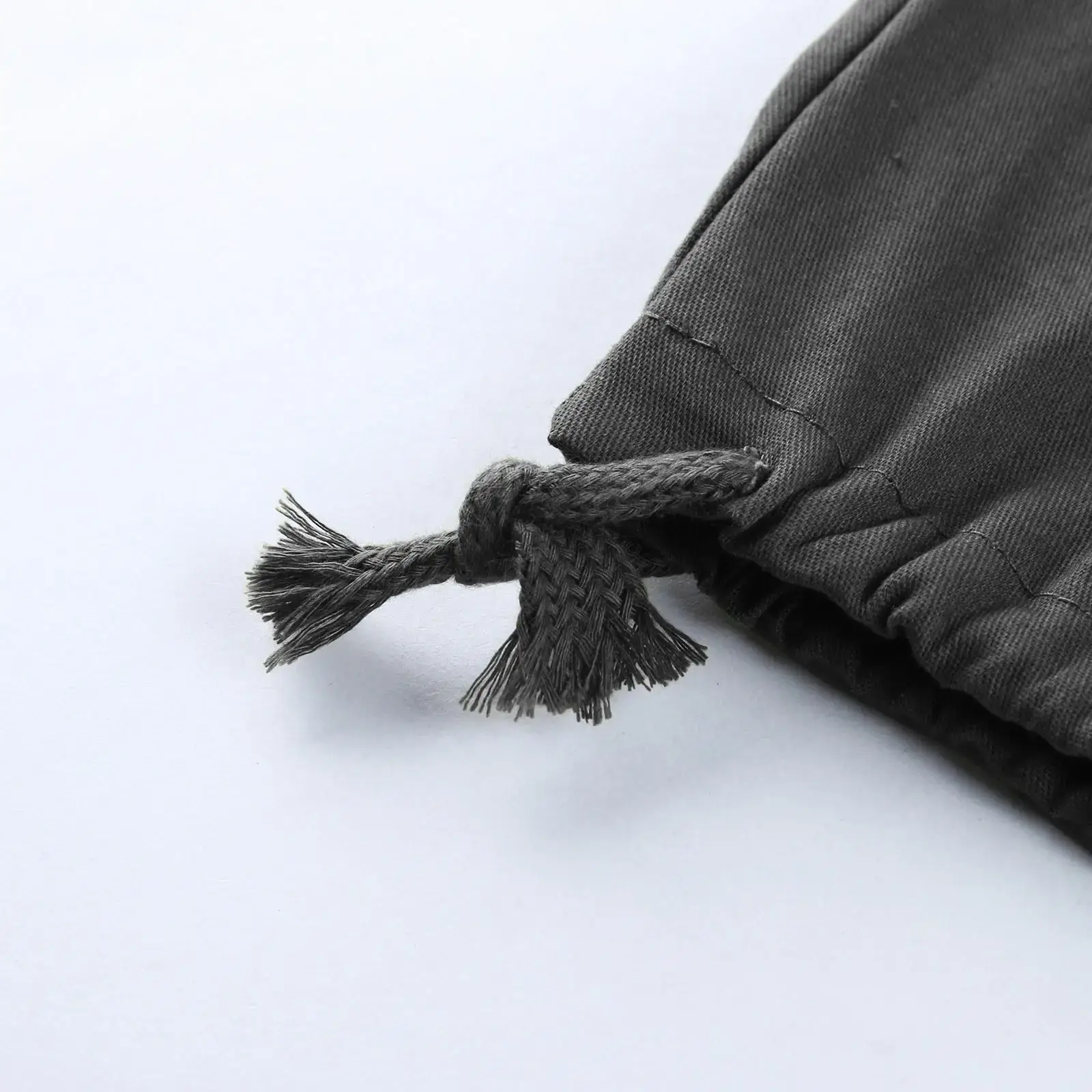 2022 Men's Crane Drawstring Pocket Pants Tan — feature 10