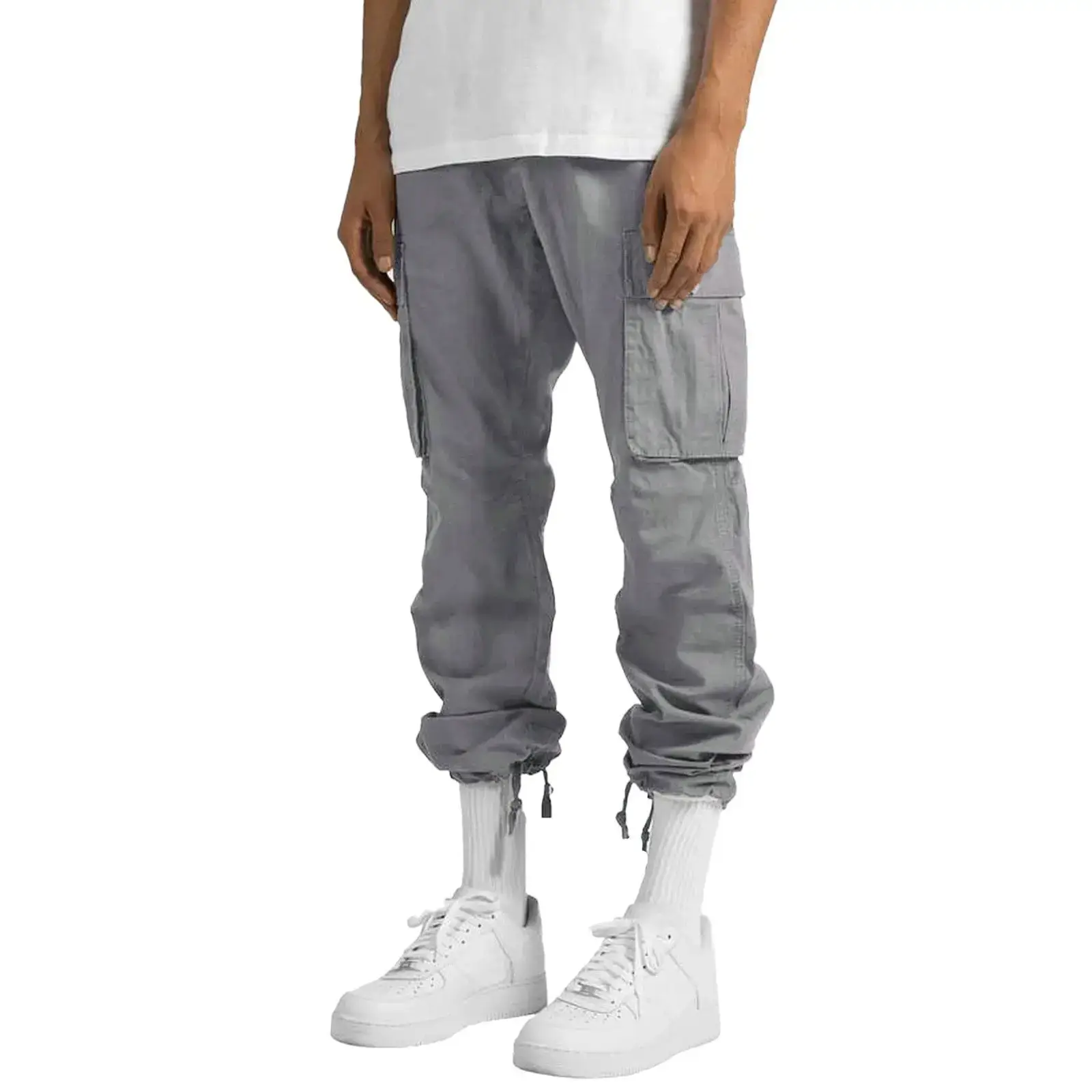 2022 Men's Crane Drawstring Pocket Pants Tan — feature 19