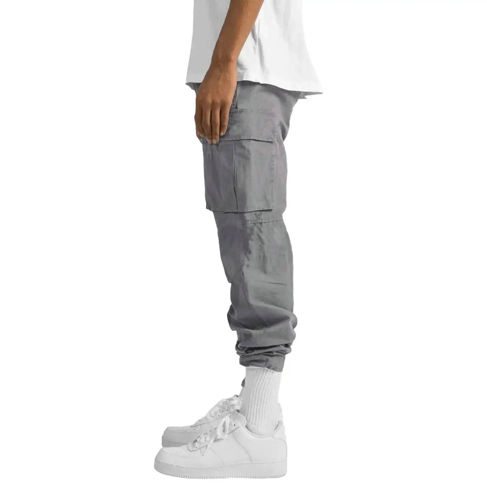 2022 Men's Crane Drawstring Pocket Pants Tan — feature 21