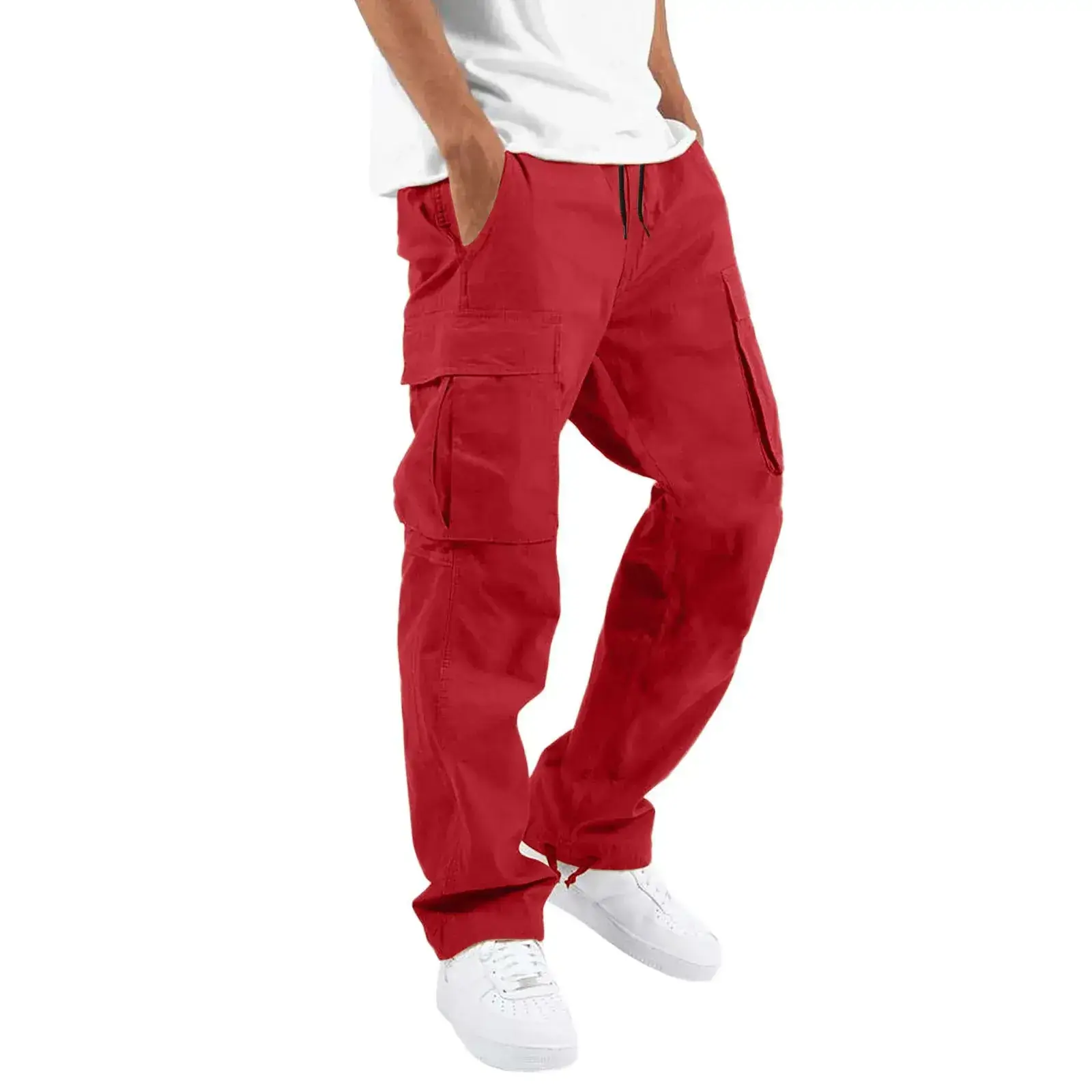 2022 Men's Crane Drawstring Pocket Pants Tan - Image 7