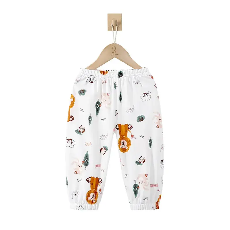 Baby Anti-Mosquito Printed Pants Summer Wear - Image 11