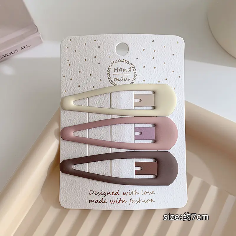 Women's Hollow Hair Clip Pink Rose Gold 3-Pack - Image 12