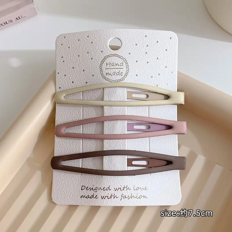 Women's Hollow Hair Clip Pink Rose Gold 3-Pack - Image 13