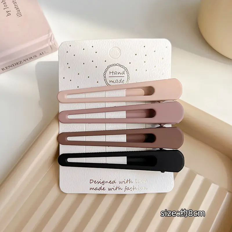 Women's Hollow Hair Clip Pink Rose Gold 3-Pack - Image 14