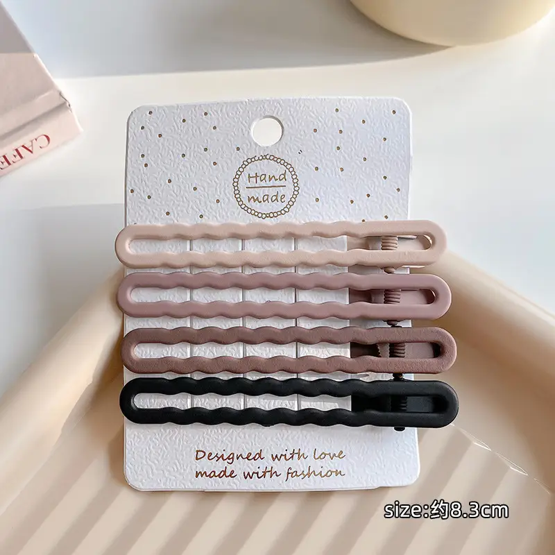 Women's Hollow Hair Clip Pink Rose Gold 3-Pack - Image 6
