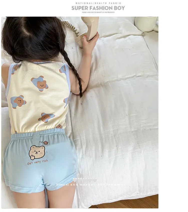 Three-Piece Printed Underwear Set for Girls & Boys — feature 8