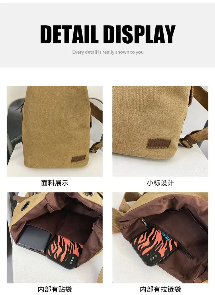 Women Canvas Crossbody Bag Vintage Hong Kong Style Large Capacity — feature 19