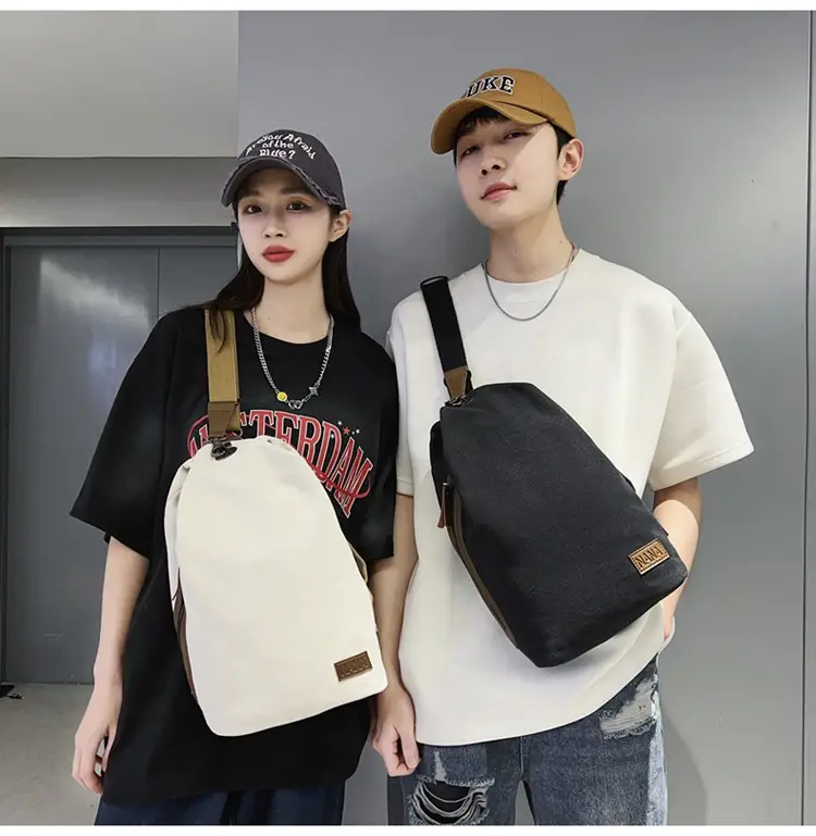 Women Canvas Crossbody Bag Vintage Hong Kong Style Large Capacity — feature 23