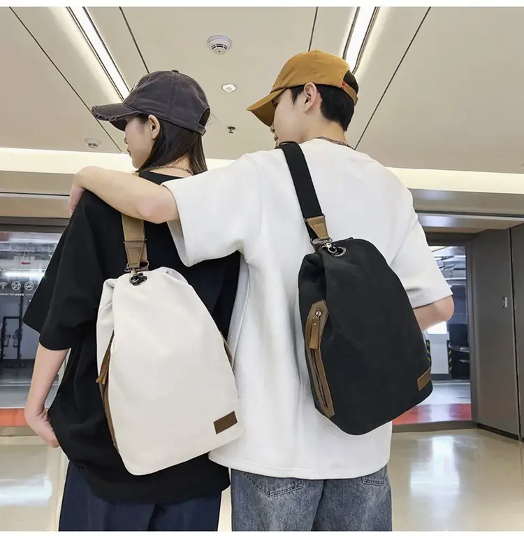 Women Canvas Crossbody Bag Vintage Hong Kong Style Large Capacity — feature 26