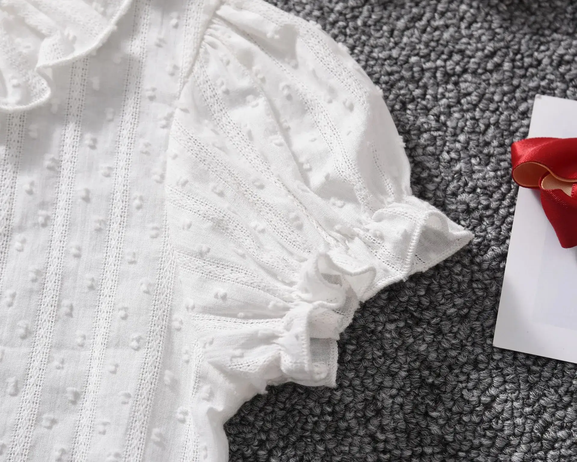 New Girl's White Thin Sunscreen Shawl Small — feature 4
