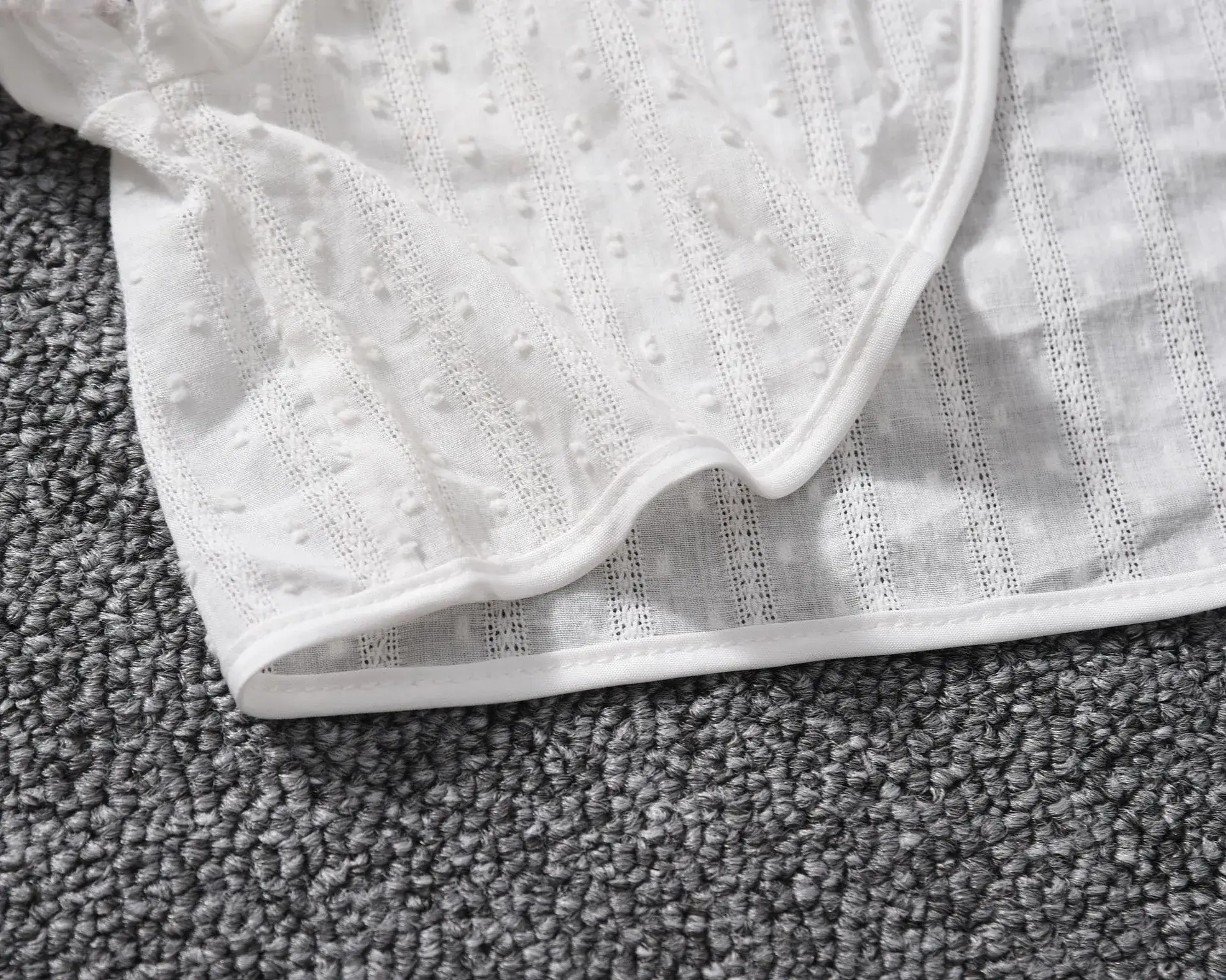 New Girl's White Thin Sunscreen Shawl Small — feature 6