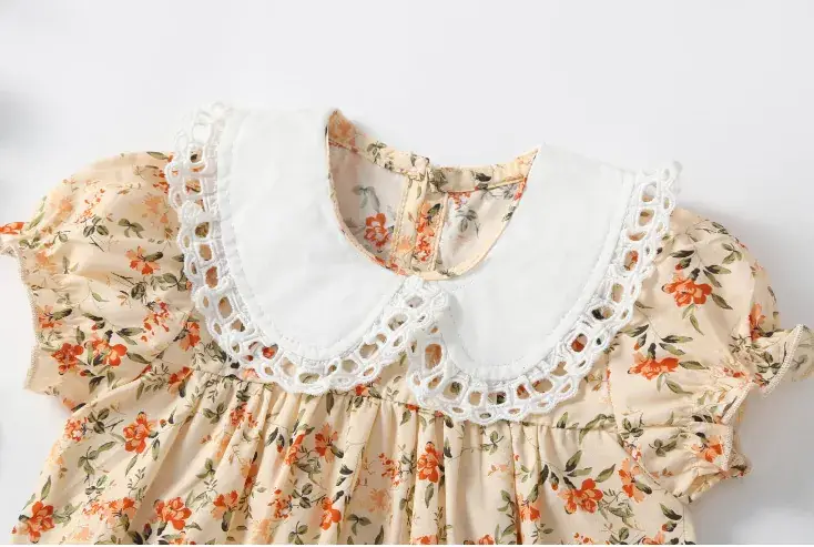 Baby Floral Summer Dress & Hat Set for Newborns — feature 4