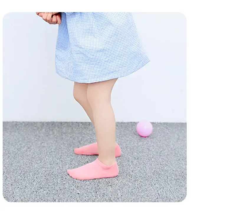 Girls' Cotton Boat Socks Medium Large Summer — feature 17
