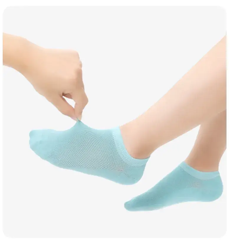 Girls' Cotton Boat Socks Medium Large Summer — feature 18
