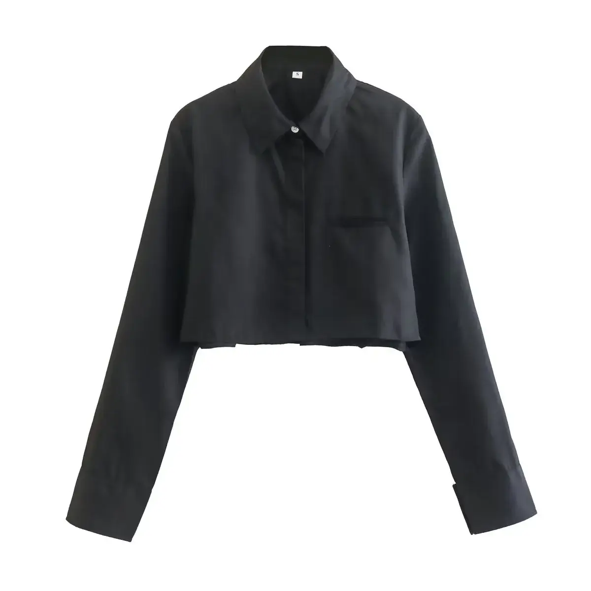Women's White Lapel Shirt with Gray Pants 2023 - Image 2