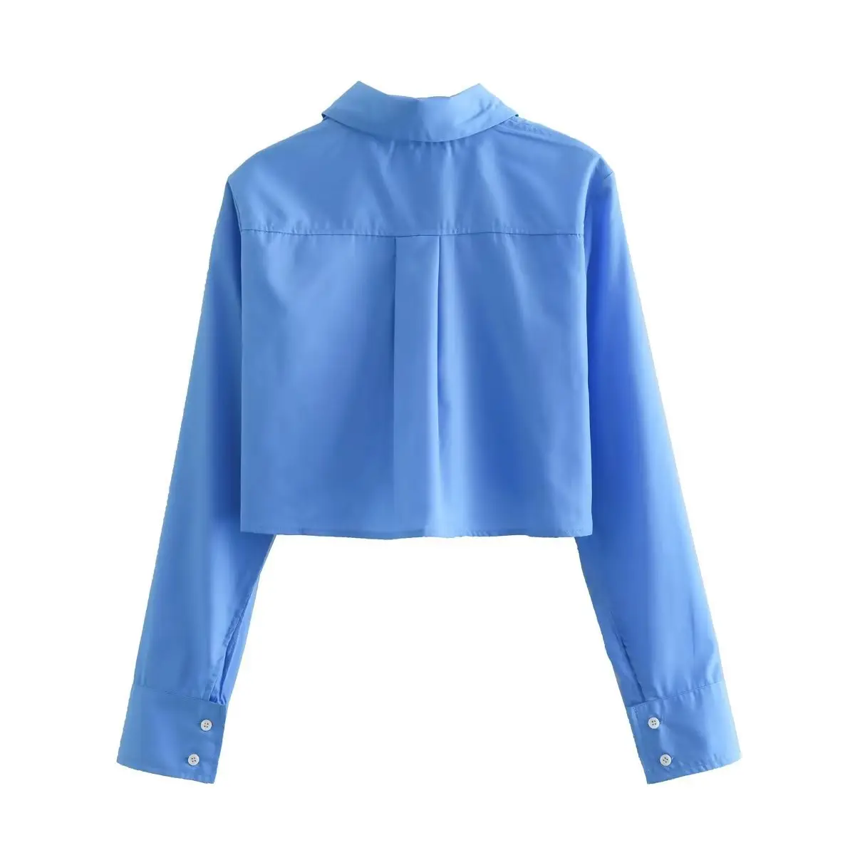 Women's White Lapel Shirt with Gray Pants 2023 — feature 9