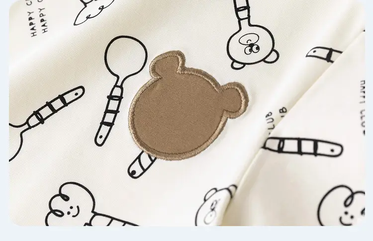 Doodle Baby Suit Pink Shorts T-shirt Summer Two-piece — feature 35