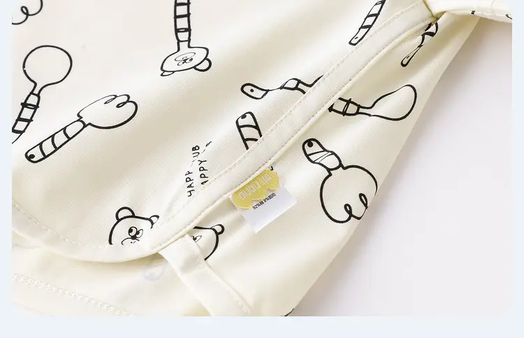 Doodle Baby Suit Pink Shorts T-shirt Summer Two-piece — feature 36