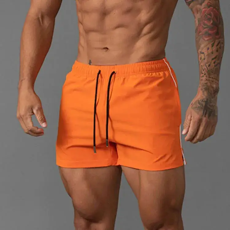 Men's Blue Printed Drawstring Shorts Summer Wear — feature 7