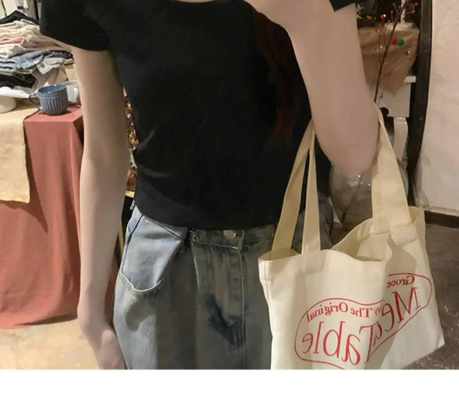 Women Black Slim Fit T-Shirt Summer 2025 — feature 13