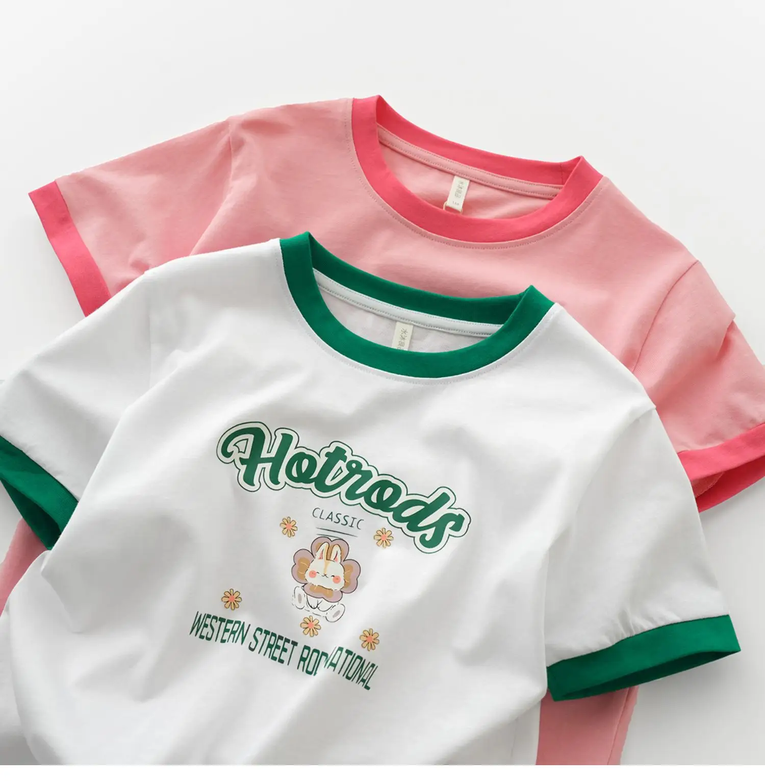 Hotrod's Cartoon Cotton T-Shirt for Boys Girls Large — feature 5