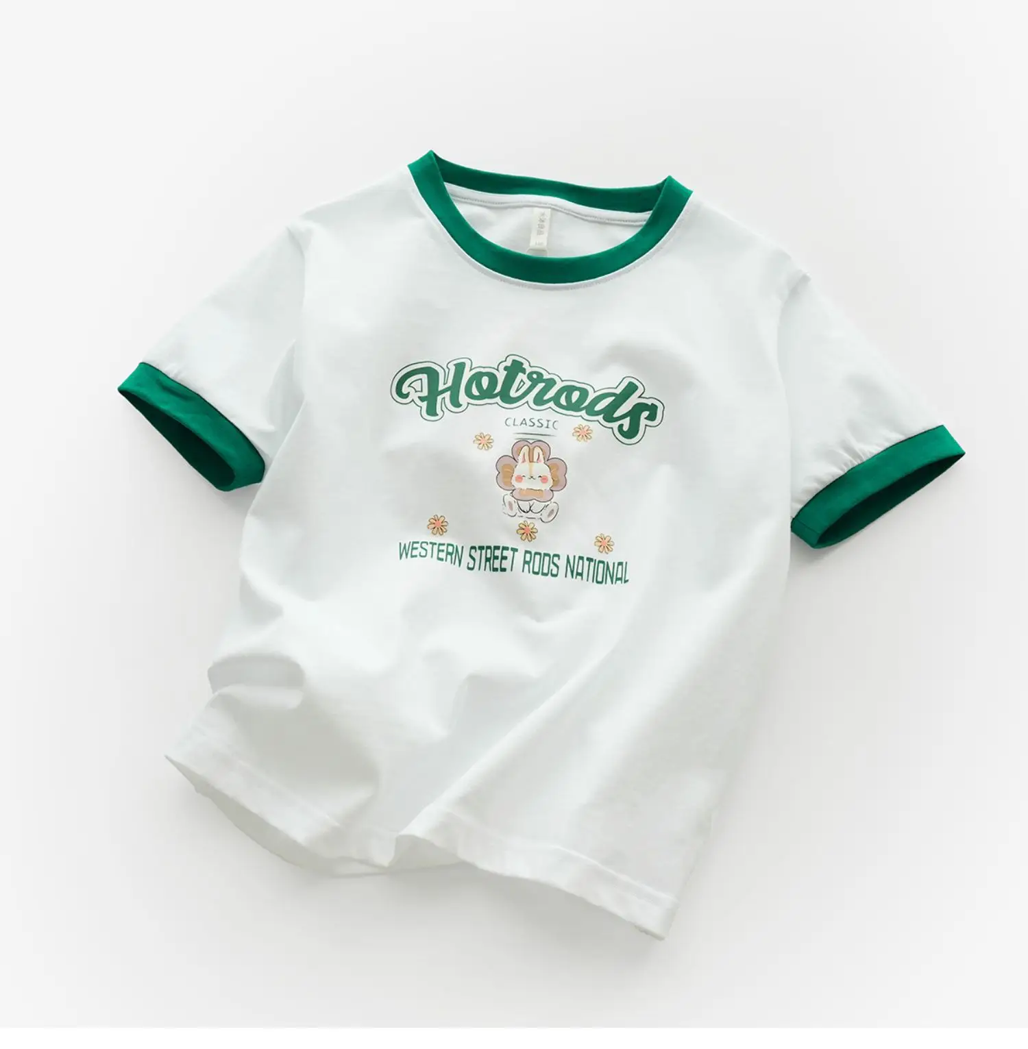Hotrod's Cartoon Cotton T-Shirt for Boys Girls Large — feature 7