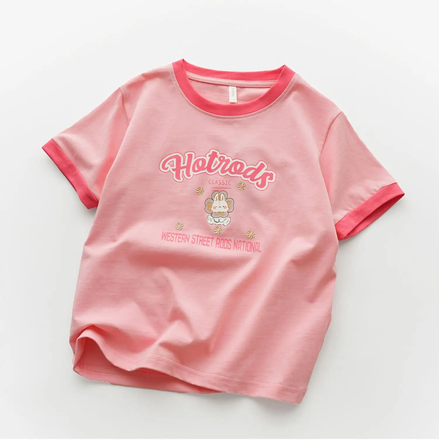 Hotrod's Cartoon Cotton T-Shirt for Boys Girls Large — feature 8