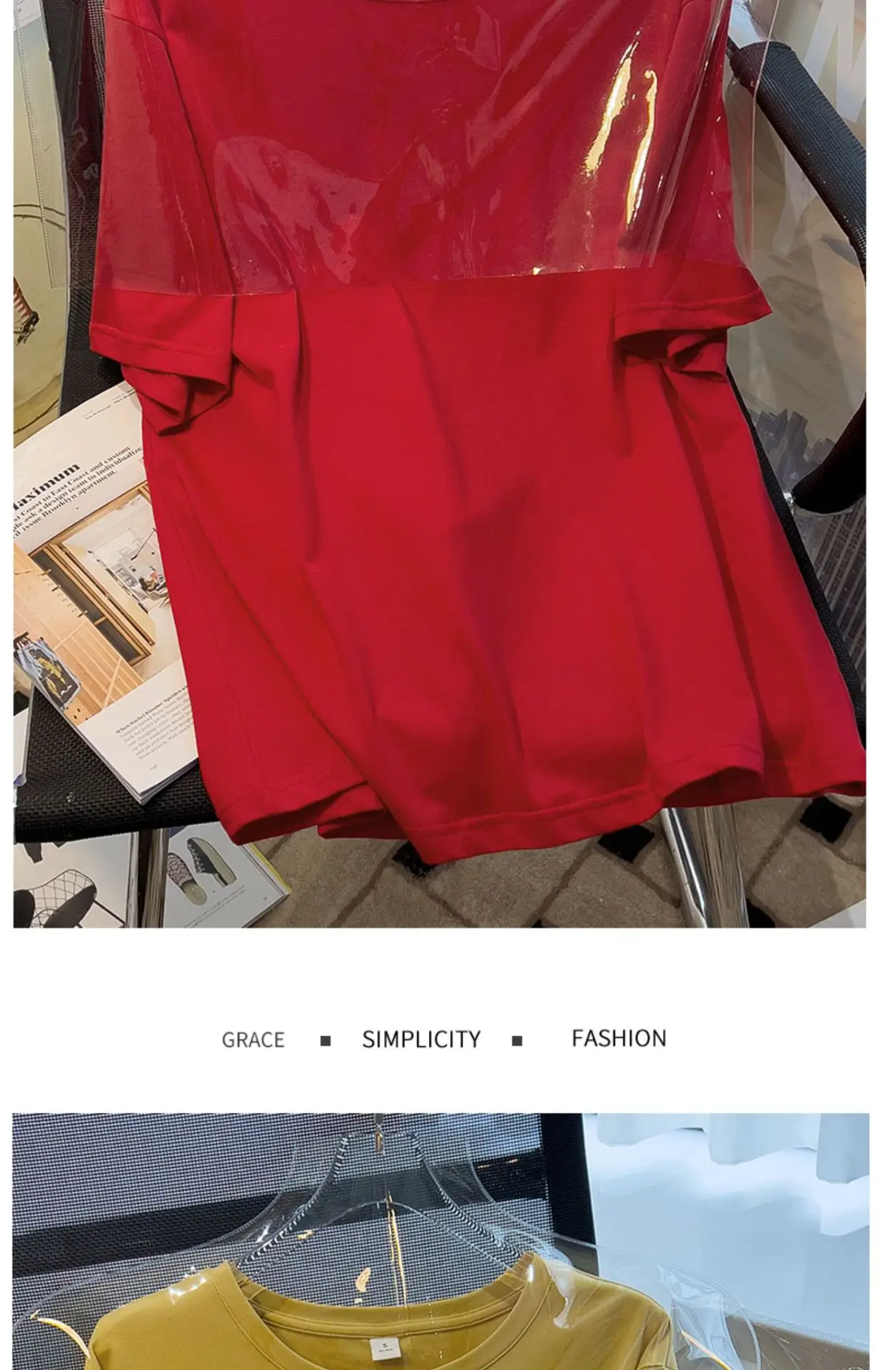 Women Pure Cotton Loose Fit T-Shirt Summer Dress — feature 6