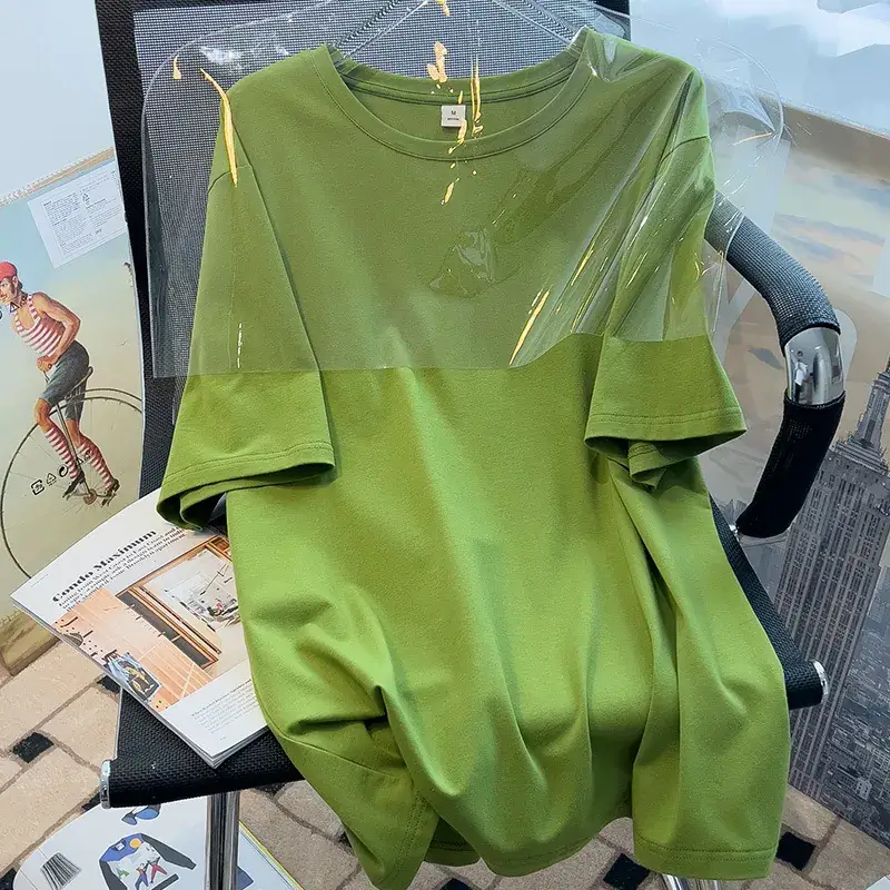 Women Pure Cotton Loose Fit T-Shirt Summer Dress - Image 5