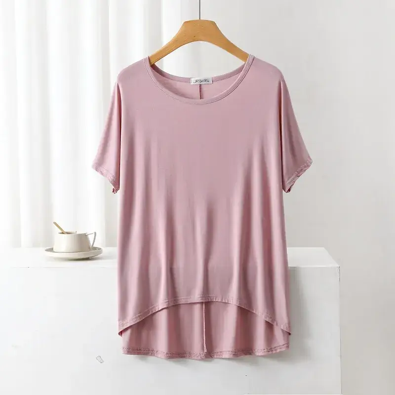White Slimming T-Shirt for Girls Large Size - Image 8