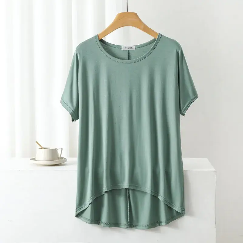 White Slimming T-Shirt for Girls Large Size - Image 11