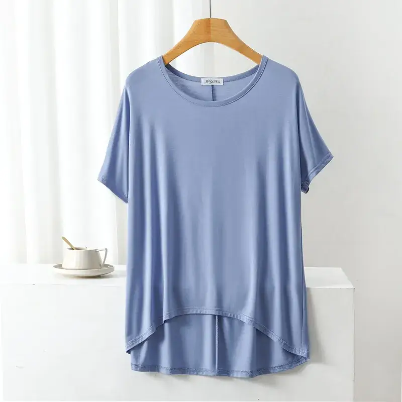 White Slimming T-Shirt for Girls Large Size - Image 12