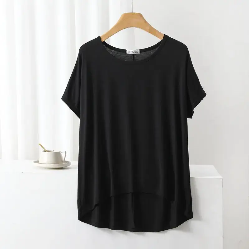 White Slimming T-Shirt for Girls Large Size - Image 7