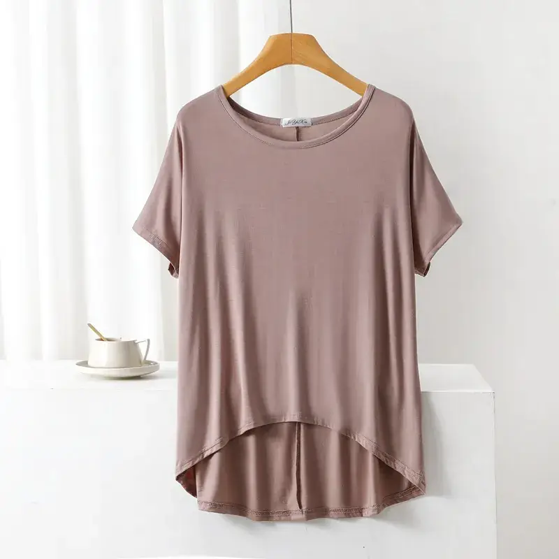 White Slimming T-Shirt for Girls Large Size - Image 9