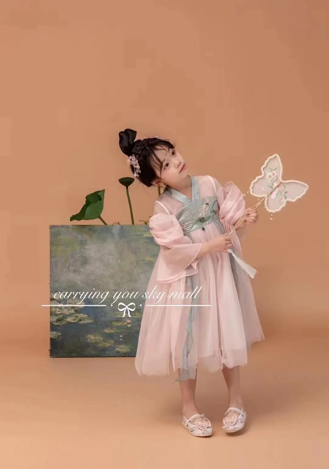 24 Summer New Nine-Quality Hanfu Embroidery Girl Costume with Shawl — feature 10