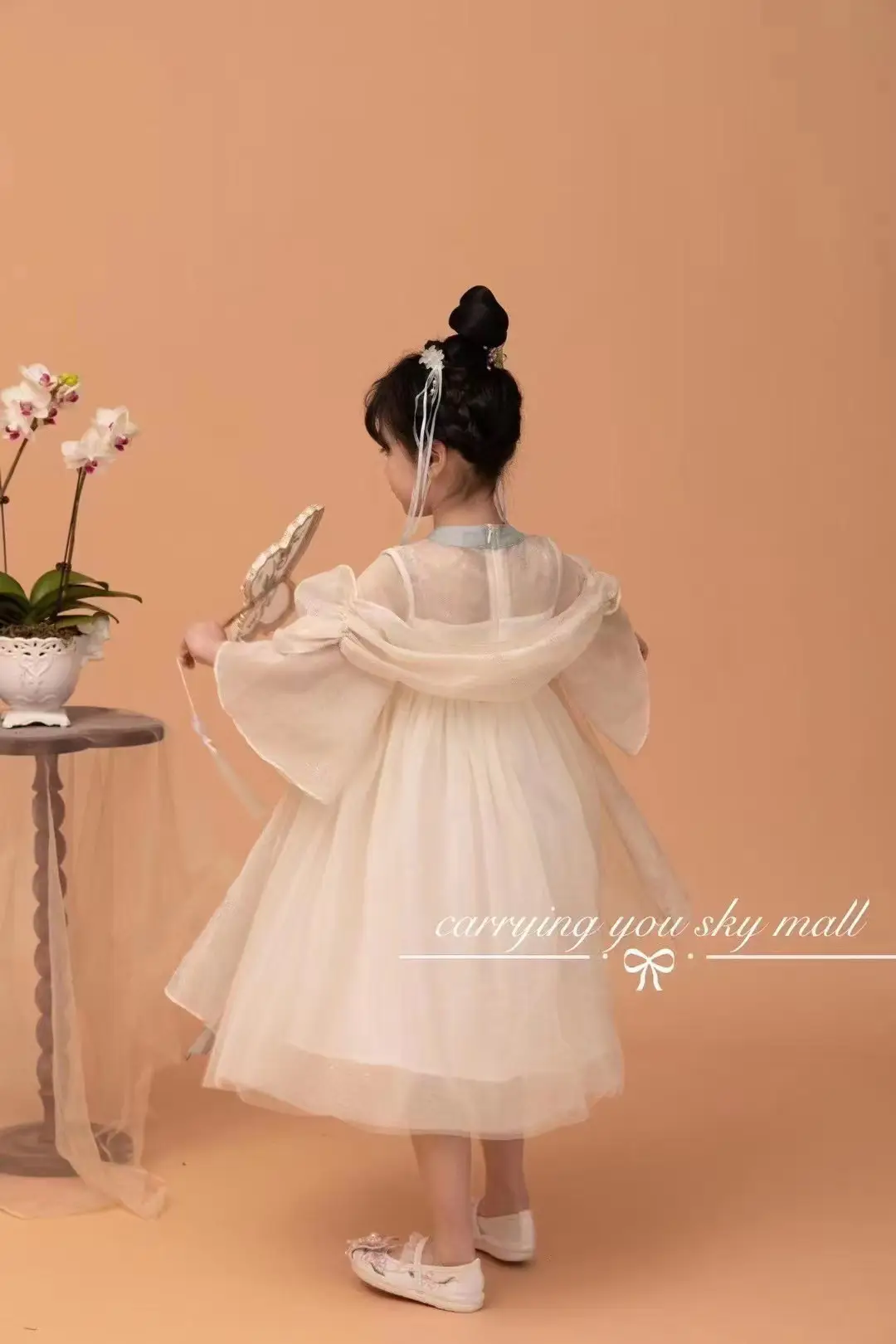 24 Summer New Nine-Quality Hanfu Embroidery Girl Costume with Shawl — feature 2