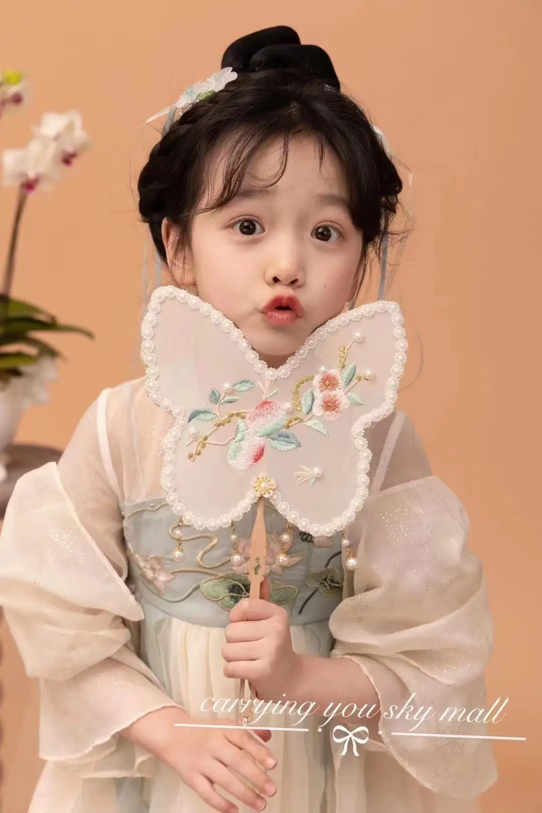 24 Summer New Nine-Quality Hanfu Embroidery Girl Costume with Shawl — feature 6