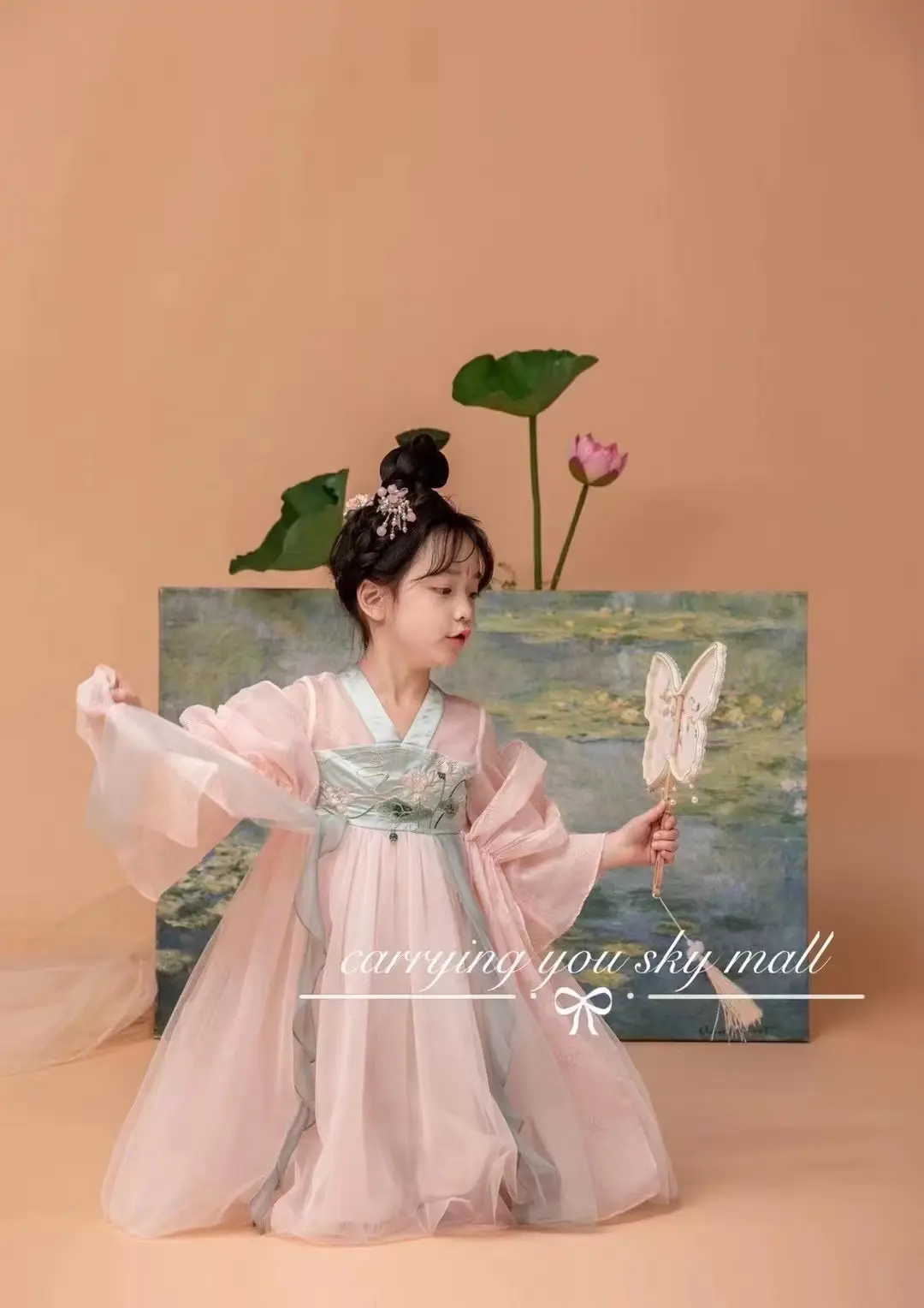 24 Summer New Nine-Quality Hanfu Embroidery Girl Costume with Shawl — feature 9