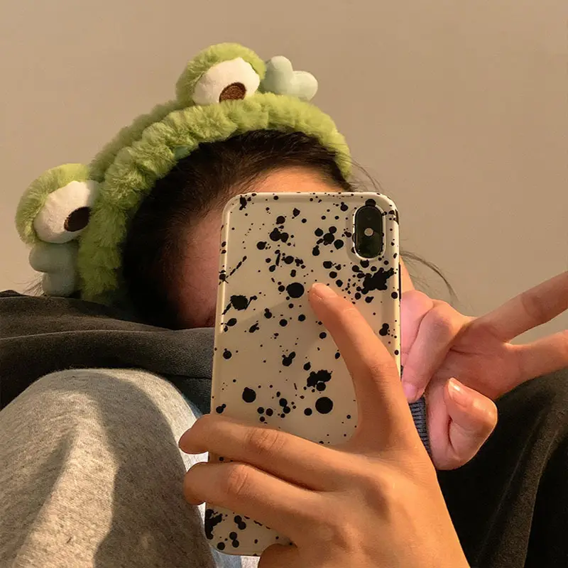 Cute Plush Frog Hair Band for Women - Image 8