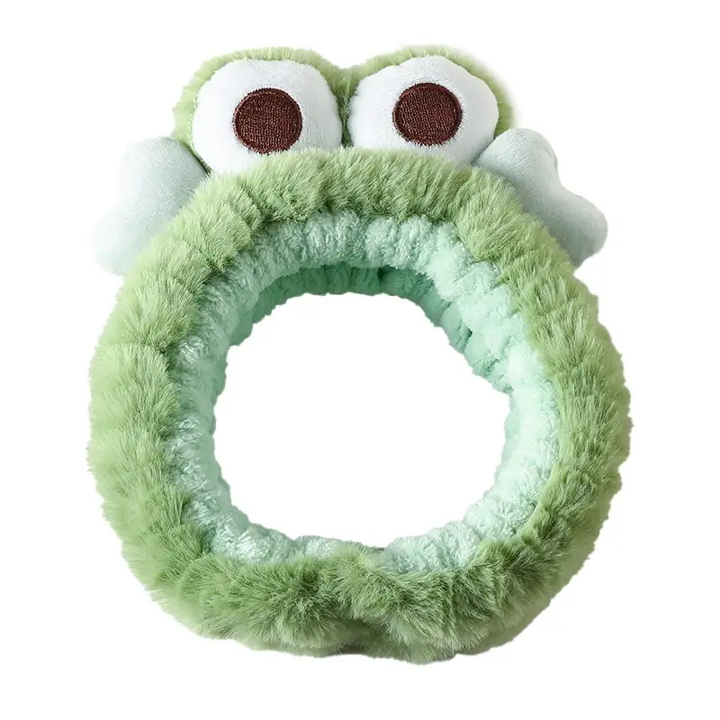 Cute Plush Frog Hair Band for Women - Image 9