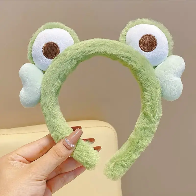 Cute Plush Frog Hair Band for Women — feature 11