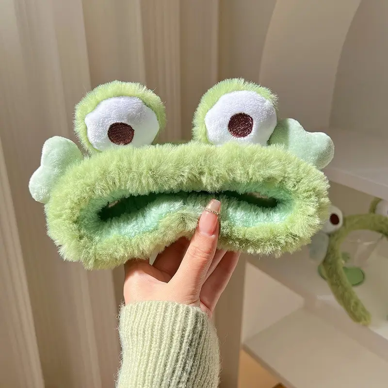 Cute Plush Frog Hair Band for Women — feature 12