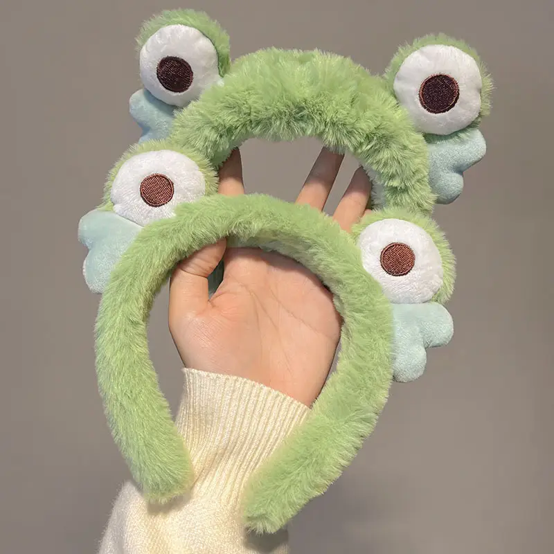 Cute Plush Frog Hair Band for Women — feature 13