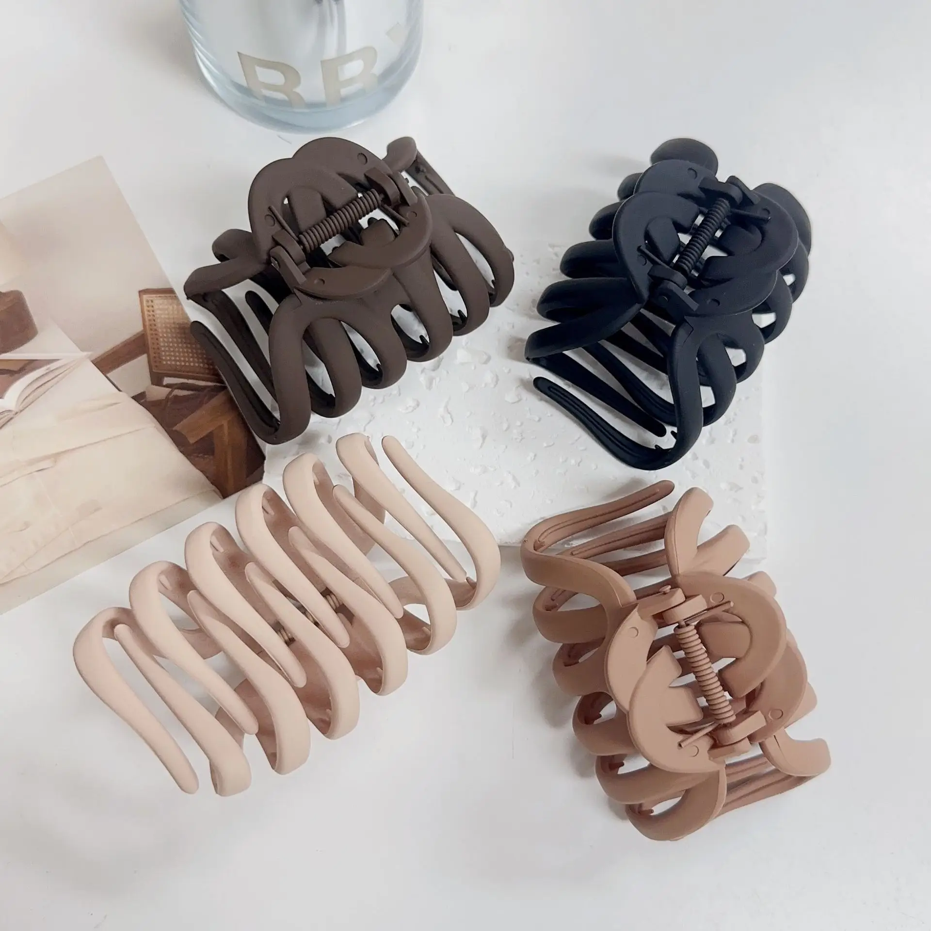 Korean Style Hairpin for Girls Large Back of Head Clip — feature 21