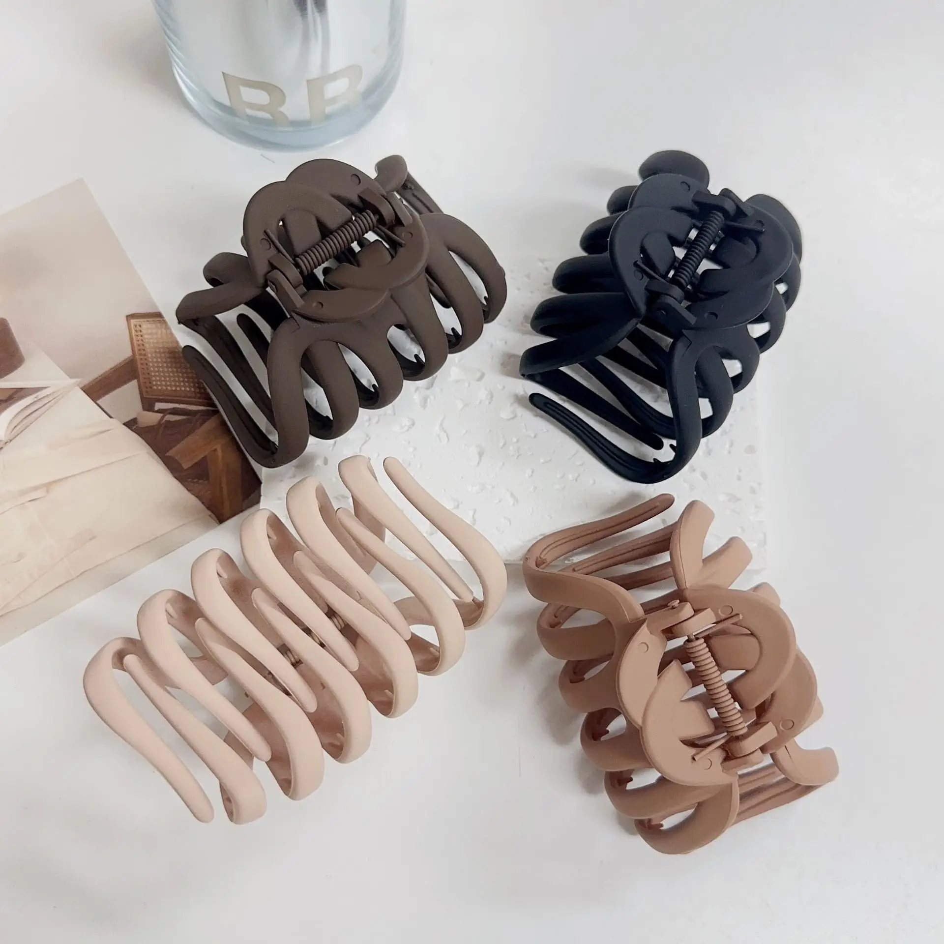 Korean Style Hairpin for Girls Large Back of Head Clip — feature 22