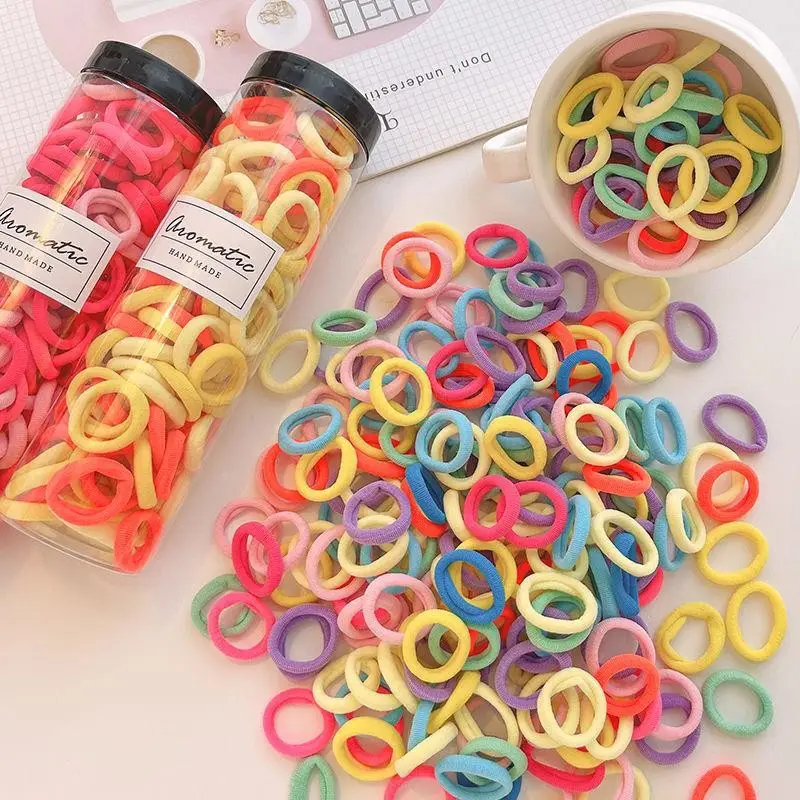 Children's Hair Ties Towel Rings Rubber Bands 100 Pcs - Image 12