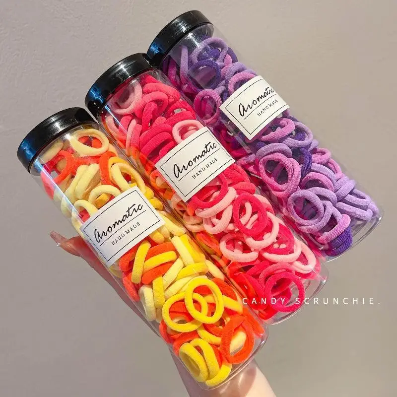 Children's Hair Ties Towel Rings Rubber Bands 100 Pcs - Image 14