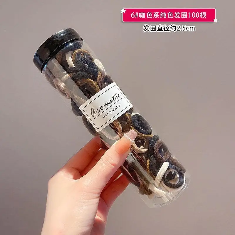 Children's Hair Ties Towel Rings Rubber Bands 100 Pcs - Image 5