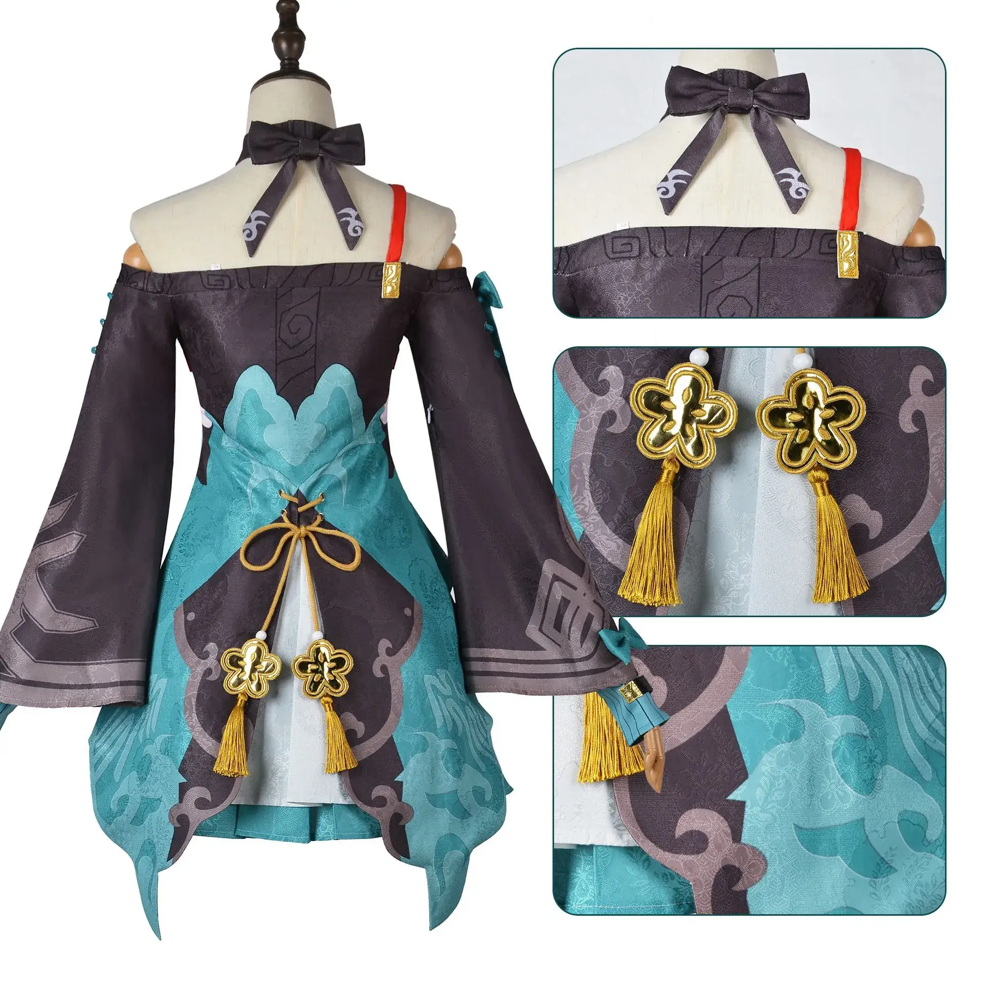 Beige Hairless Dome Railway Qingque Cosplay Clothing - Image 5