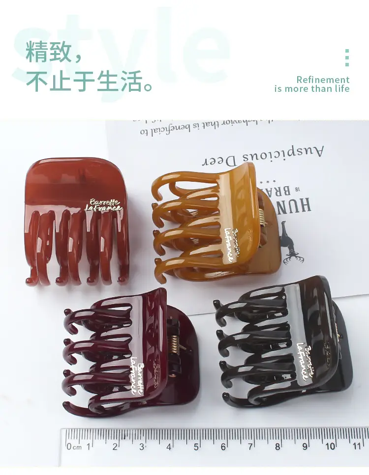 Korean-Style High Ponytail Hair Clips Medium Size — feature 4